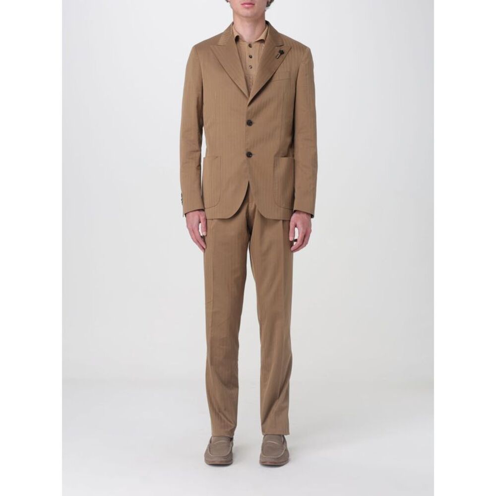 Lardini Suit Men Beige